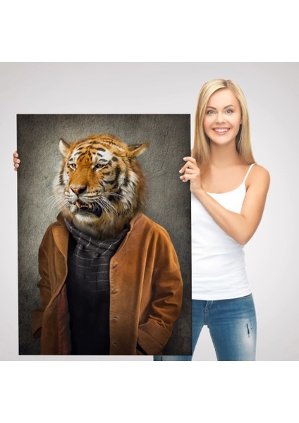 - Kaplan Adam Dekoratif Kanvas Duvar TABLOSU-5938 modelleri