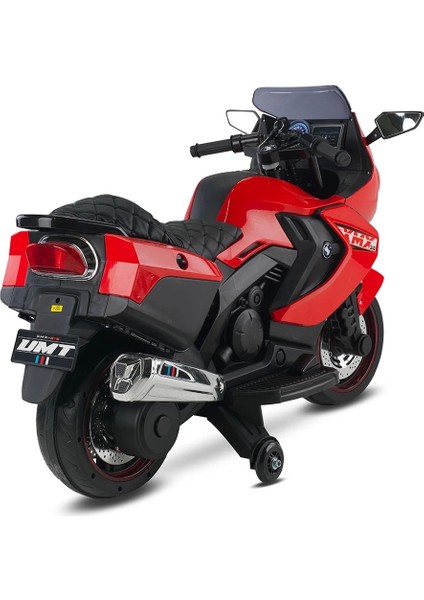 438A XMX-316 Ledli Akülü Motor 12 Volt Kırmızı
