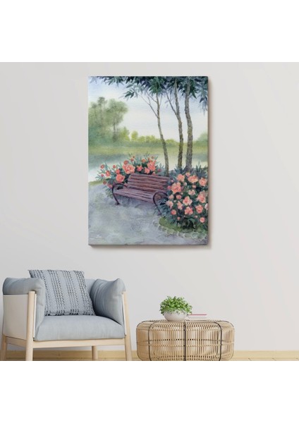 - Pembe Çiçekler Kanvas TABLO-5974