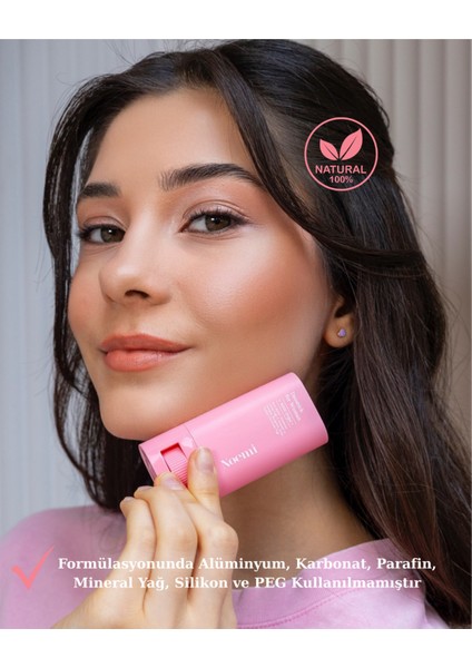 Doğal Deo Stick / Roll On - Vanilya Kokulu ve Nemlendirici Etkili – 20 ml