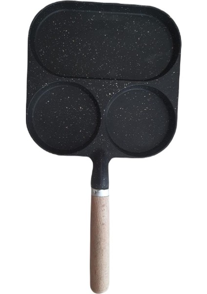 Home 3 Bölmeli Döküm Tava 19CM