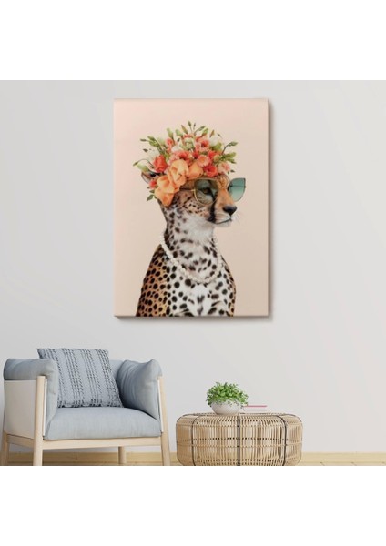 - Kokoş Çıta, Çiçek Taçlı Sosyetik Çita Tablosu -6049