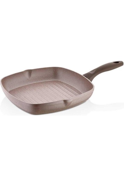 Vilma 28 cm Granit Dövme Grill Tava