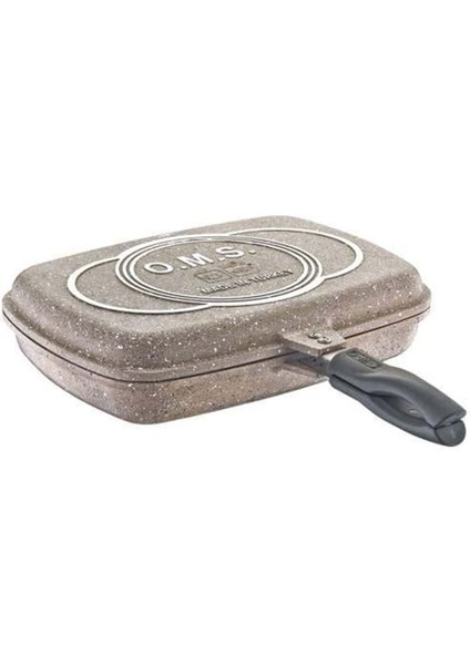 Granit 36X26X9 cm Balık Tava 3215 Kahverengi