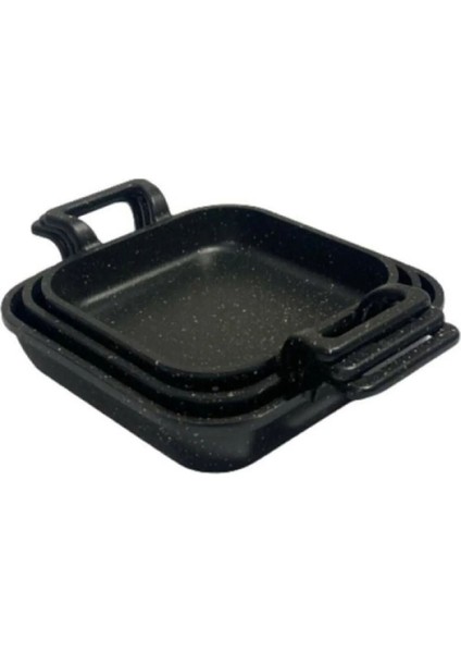 Döküm Granit Kaplama Kare Sahan 3'lü Set fiyatları