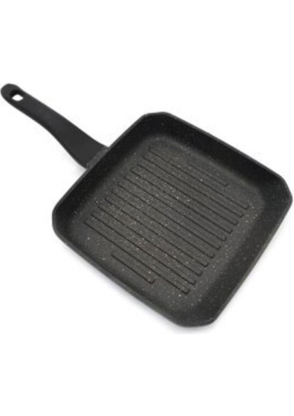 Döküm Granit Izgara Tava 26X26CM Kare Izgara Tava