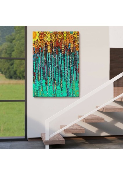 - Renkli Sarmaşık Duvar TABLOSU-6101 fırsatları