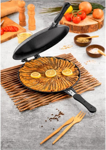 Döküm Balık Tavası Taşhan Döküm Çift Taraflı fiyatları