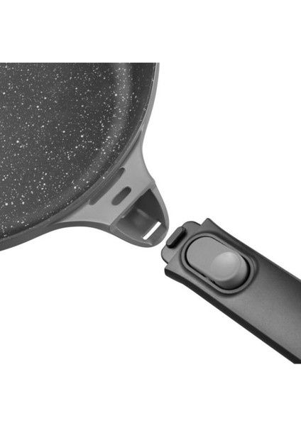 Gem 8501030 Çıkarılabilir Saplı Stay Cool Tava Gri 28 cm