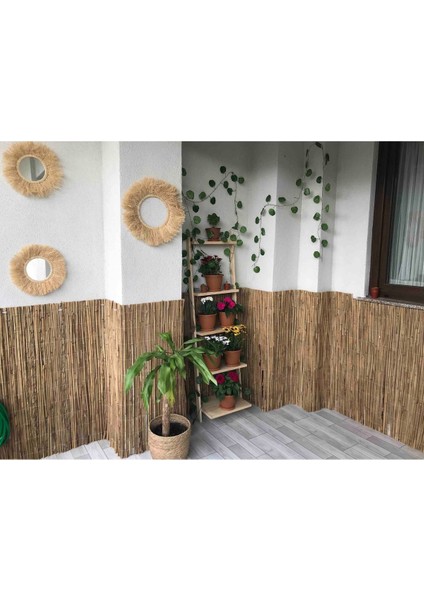 Hasır 80 cm x 3 Metre Kamış Hasır Balkon Çiti