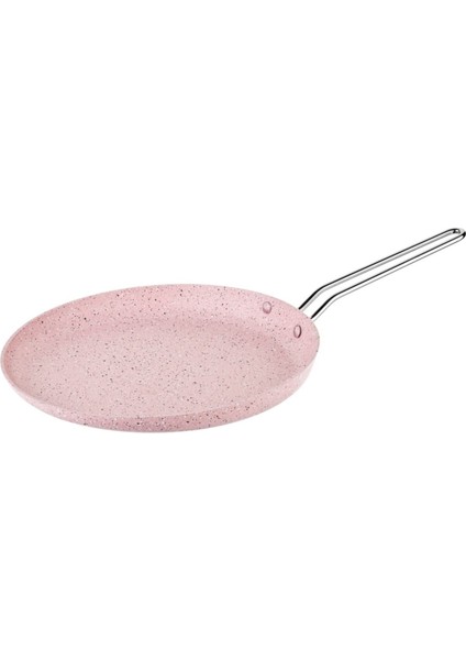 Oms 3234 26 cm Granit Krep Tavası Pembe