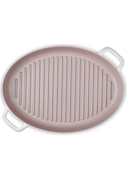 Gusto Seramik Iki Kulplu Oval Tava