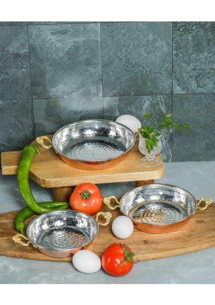 3 Lü Bakır Sahan Set modelleri