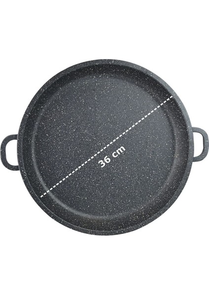 Thermoa Ad 36 cm Döküm Granit Gözleme Tavası