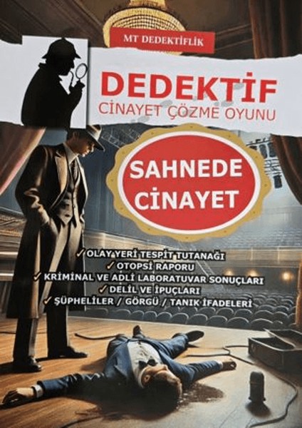 Dedektiflik Cinayet Çözme Oyunu - Sahnede Cinayet