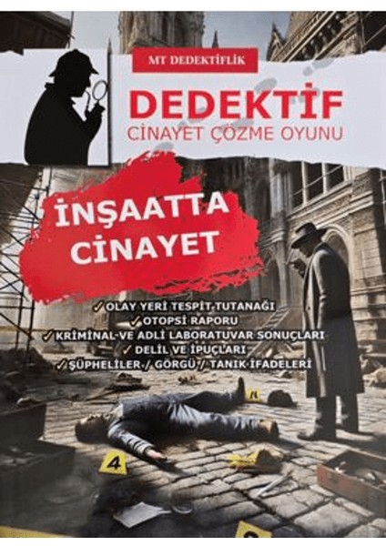 Dedektiflik Cinayet Çözme Oyunu - Inşaatta Cinayet