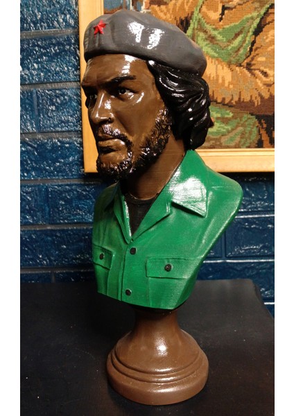 Che Guevara Büst Heykel Dekoratif Heykel