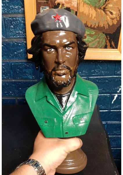 Che Guevara Büst Heykel Dekoratif Heykel