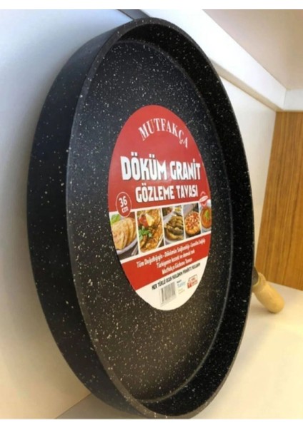 Mutfakça Derin Bazlama Gözleme Tava 36 cm Derinlik 3 cm fiyatları