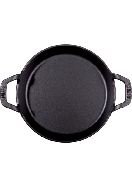 Kırmızı Yuvarlak Demir Döküm Sahan Tava 22 cm indirimleri