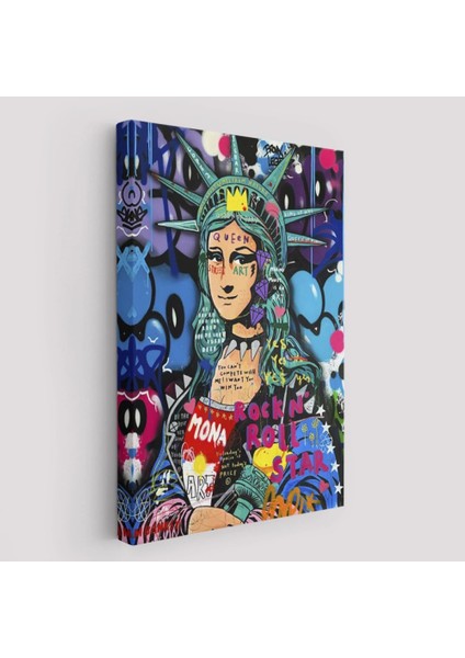 - Mona Lisa Grafitti Pop Art Duvar TABLOSU -6216 fiyatları