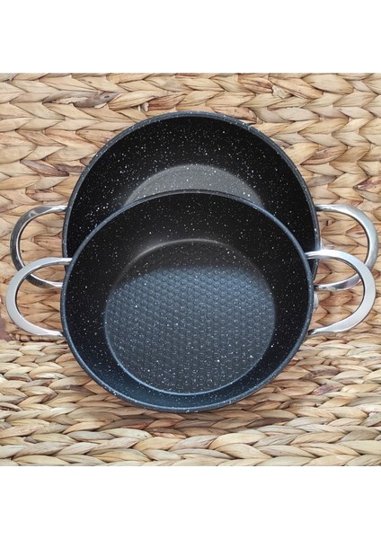 22 cm ve 20 cm Granit 2'li Sahan Yumurta Tava Set fiyatları