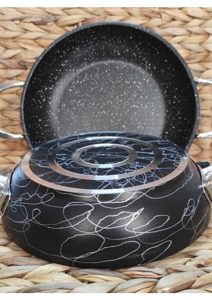 22 cm ve 20 cm Granit 2'li Sahan Yumurta Tava Set modelleri
