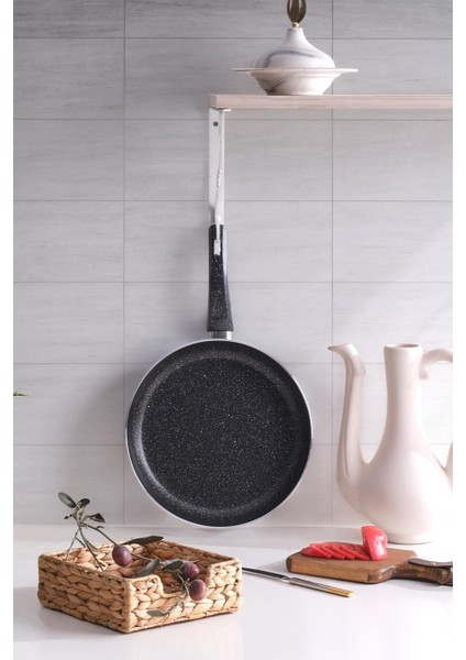 Sanat | Granit Tava 32 cm Lüx Tek Kulplu Tava fiyatları