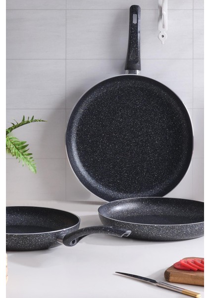 Sanat | Granit Tava 32 cm Lüx Tek Kulplu Tava modelleri