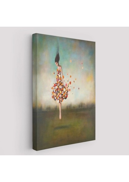 - Yerden Yükselen Çiçek Kıyafetli Kadın TABLOSU-6281 fiyatları