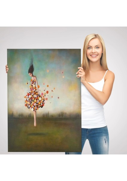 - Yerden Yükselen Çiçek Kıyafetli Kadın TABLOSU-6281 modelleri