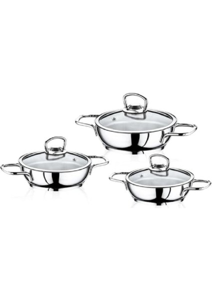 Eva 16-18-20 cm Omlet Sahan Seti