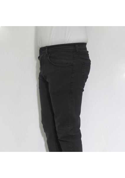 Hacker Fistan Store Erkek Kahverengi Yüksek Bel Rahat Kesim Boru Paça Büyük Beden Jean Pantolon