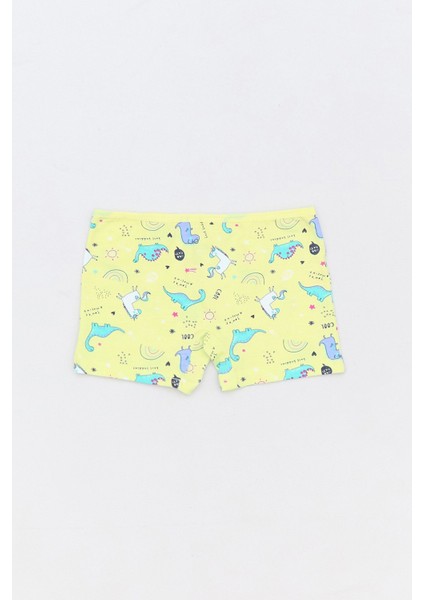 Dinozor Baskılı 3 Lü Kız Çocuk Boxer fırsatları