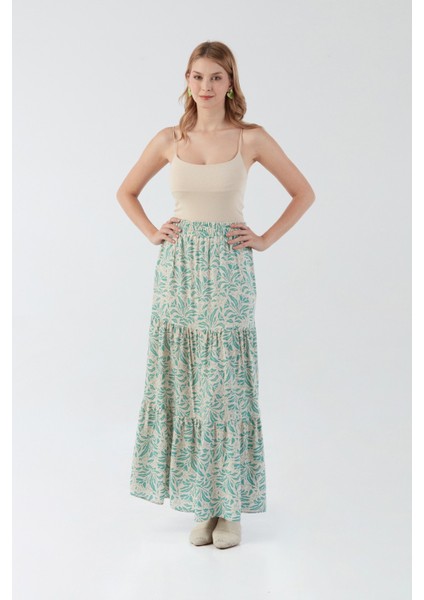 Desenli Beli Lastikli Etek fiyatları