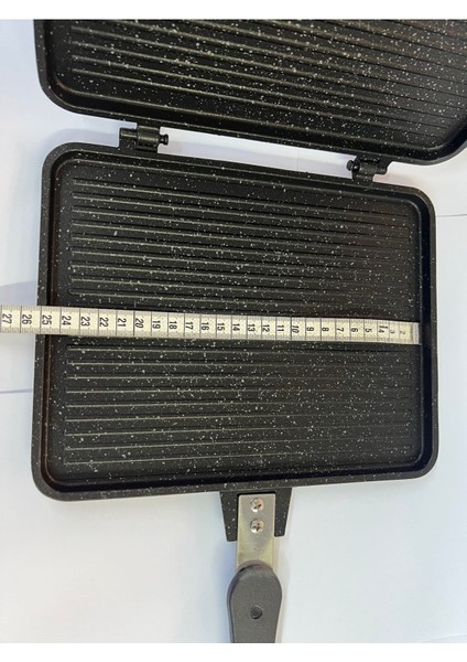 Ocak Üstü Döküm Tost Makinesi Silikon Contalı