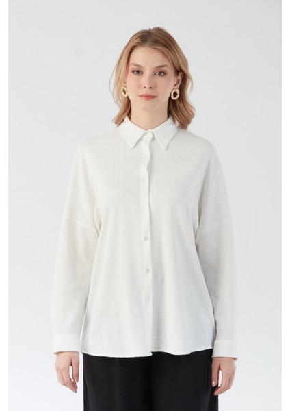 Basic Jakarlı Oversize Gömlek indirimleri