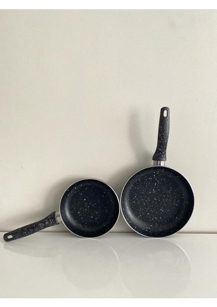 Kalitesi Kartef Marka 18-22 cm Tek Kulp Granit Tava Seti 2.2 mm Kalınlıkta fiyatları