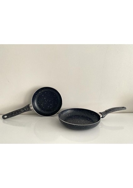 Kalitesi Kartef Marka 18-22 cm Tek Kulp Granit Tava Seti 2.2 mm Kalınlıkta modelleri