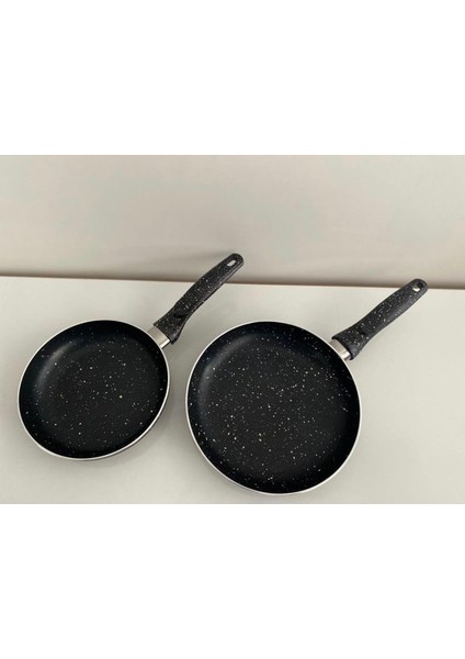 Kalitesi Kartef Marka 18-22 cm Tek Kulp Granit Tava Seti 2.2 mm Kalınlıkta indirimleri