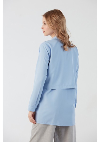 Düğmeli Önü Bağlamalı Gömlek fırsatları