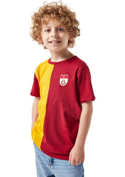 Galatasaray Parçalı 5 Yıldızlı Çocuk T-Shirt C251440