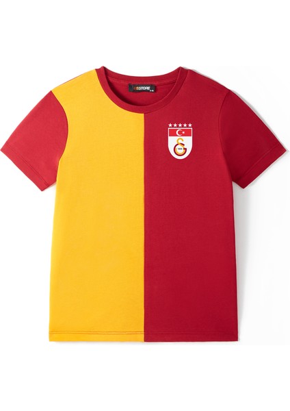 Galatasaray Parçalı 5 Yıldızlı Çocuk T-Shirt C251440