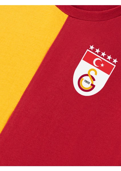 Galatasaray Parçalı 5 Yıldızlı Çocuk T-Shirt C251440