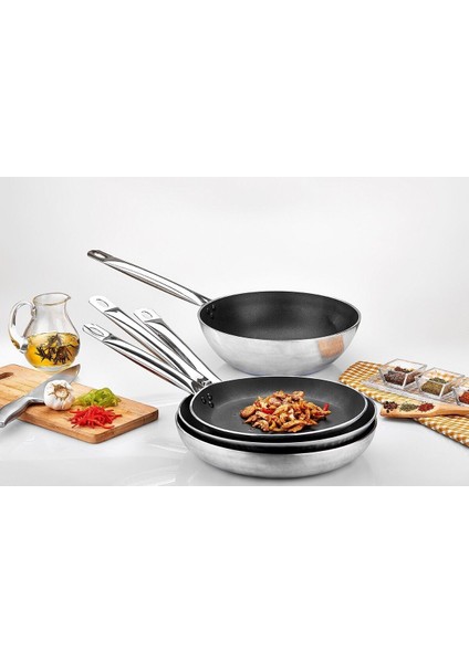 Tava Netçelik Yakut Serisi 30 cm Endüstriyel Maksi Tava modelleri