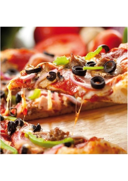 Teflon 32 cm Alüminyum Pizza Tavası Tepsisi