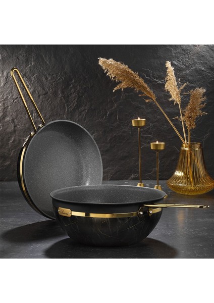 Selection Plus 24 cm Yanmaz Yapışmaz Siyah Granit Kızartma Tavası fiyatları