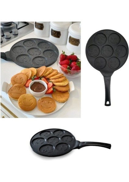 Akpa Döküm Emoji Pankek Tavası 28CM
