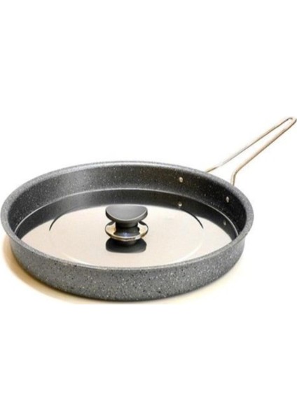 Granit 32X4 Hamsi Tava Metal Kapaklı Gri 3222070732