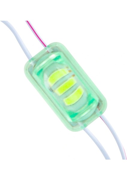 Modül LED 12V 1.5W Yeşil 2835 85 x 73MM IP65 240-260LM 180 Derece